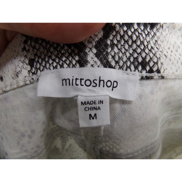 Mittoshop Women's Animal Print Fun Casual Skinny Pants Sz M Stretchy Comfotable - Picture 5 of 9